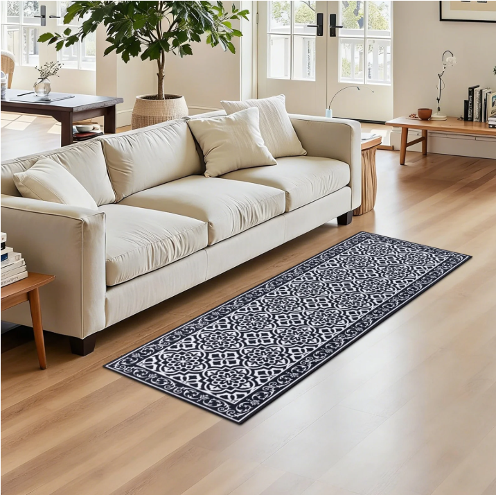 MeyJey Kitchen Rug Set 3 Piece, Non Slip Machine Washable Mats for Home Floor and Living Room