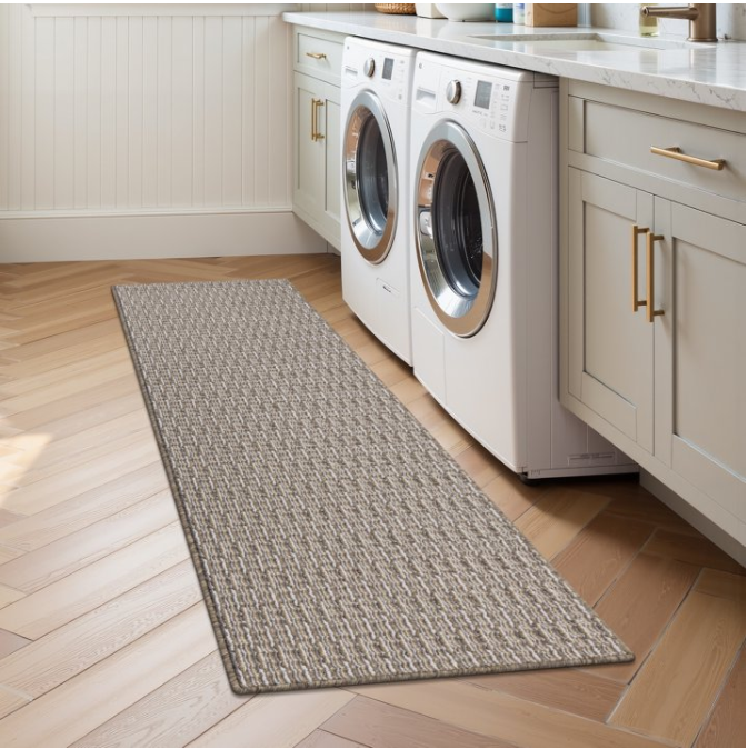 MeyJey Runner Rug for Hallway, Non slip Machine Washable Runners Floor Mats for Entryway Doormat Bathroom Kitchen Laundry Room