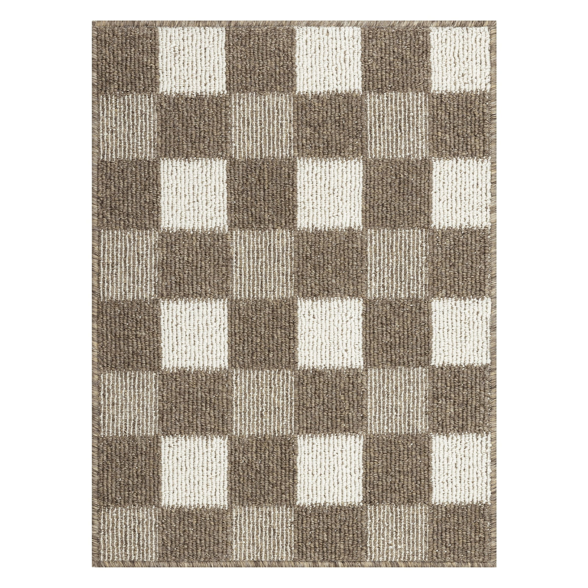 MeyJey Indoor Outdoor Doormat, Non-Slip Absorbent Low Profile Front Door Mats, Brown