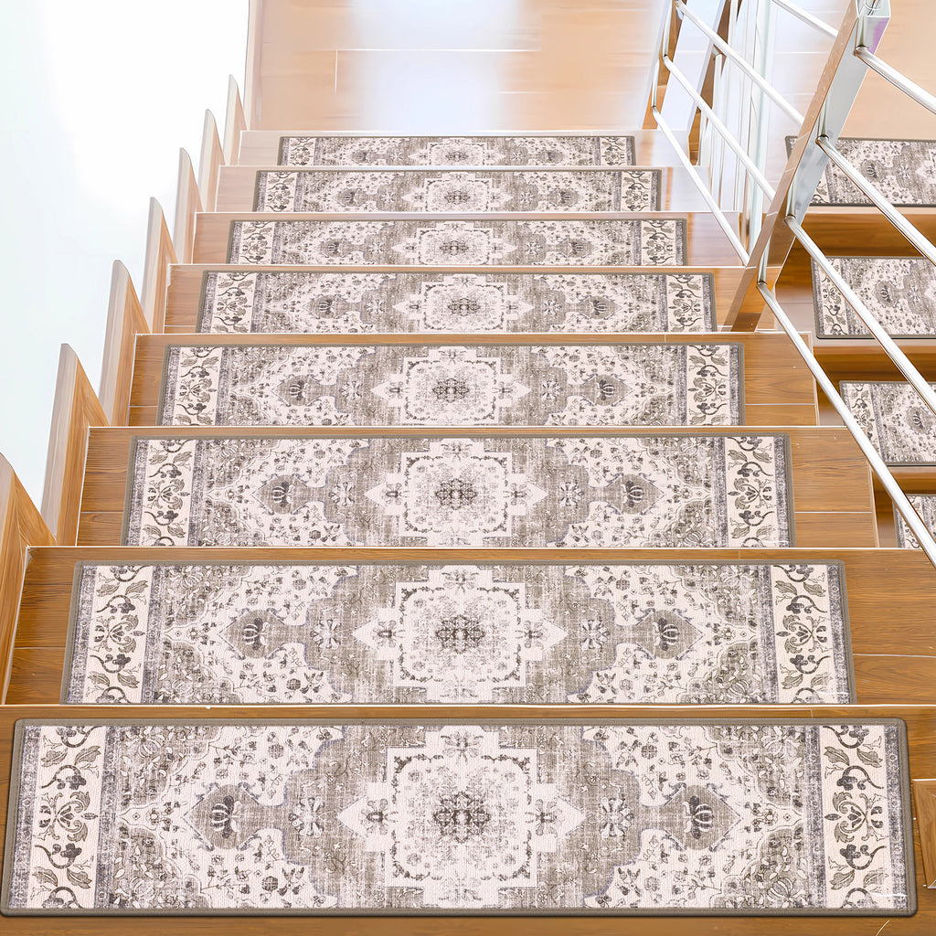 MeyJey Non-Slip Indoor Stair Treads (Set of 15)