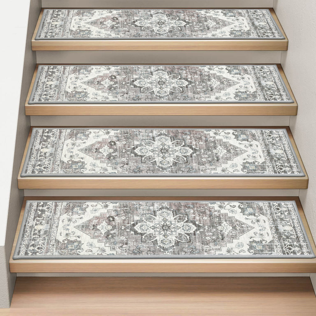 MeyJey Non-Slip Indoor Stair Treads (Set of 15)