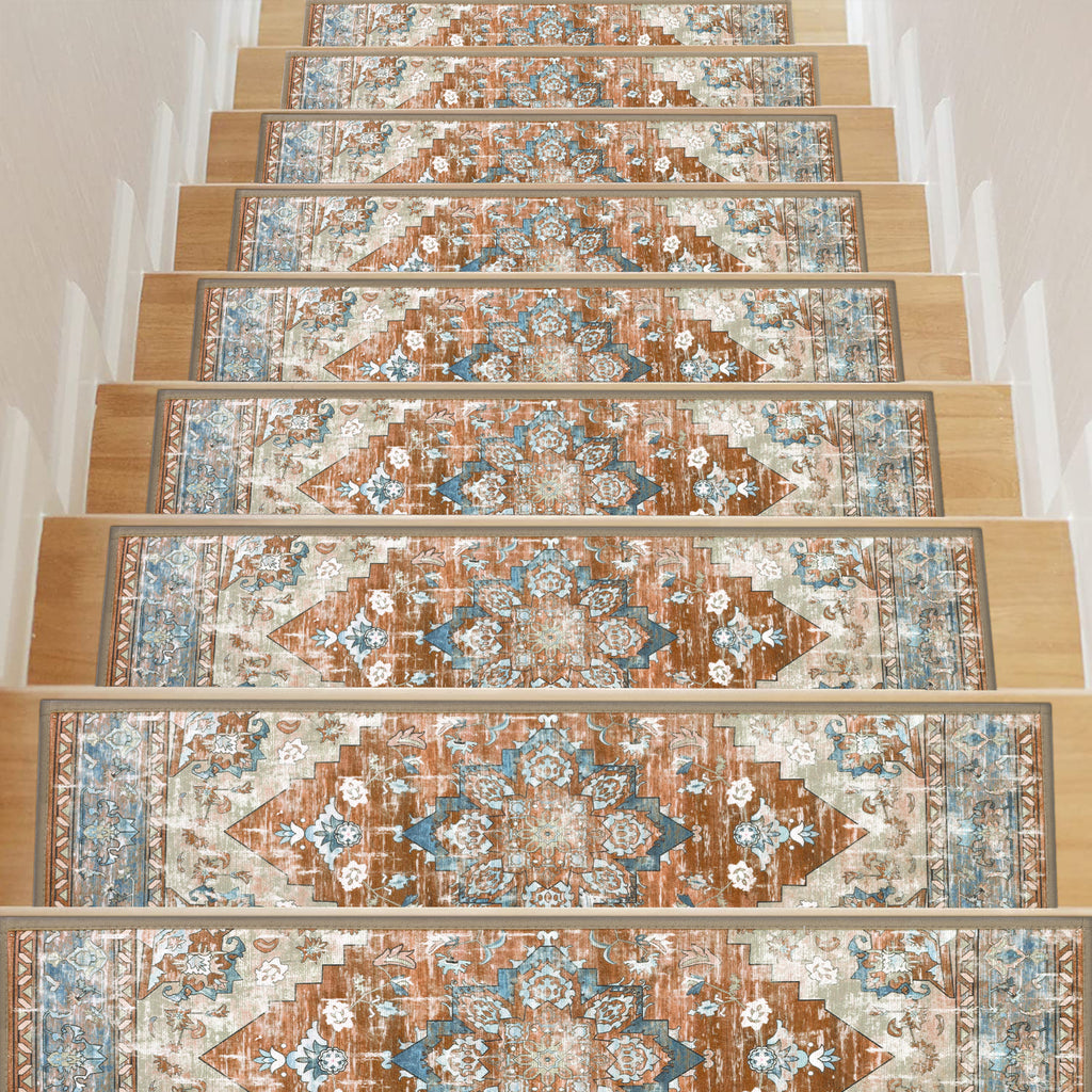 MeyJey Non-Slip Indoor Stair Treads (Set of 15)