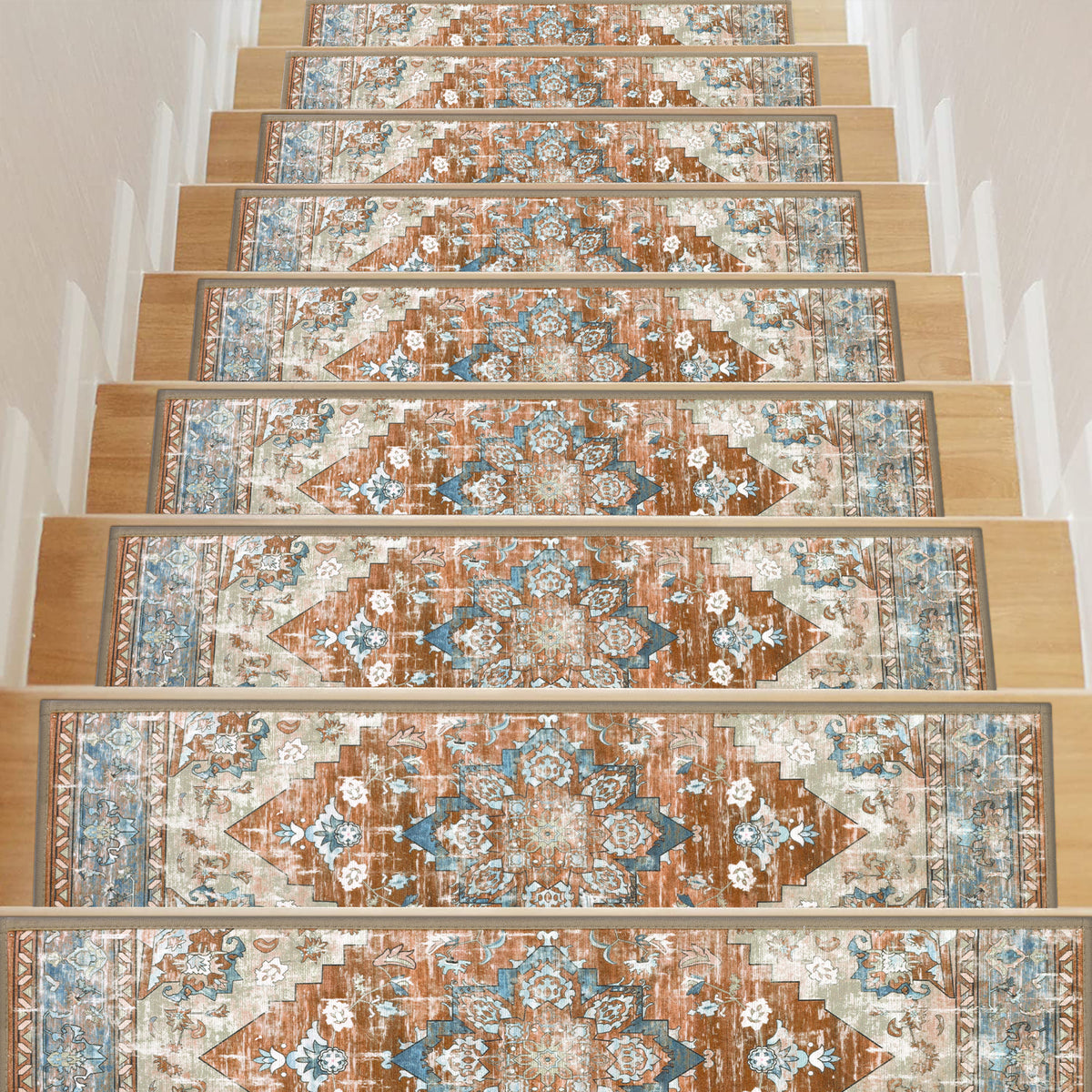 MeyJey Non-Slip Indoor Stair Treads (Set of 15)