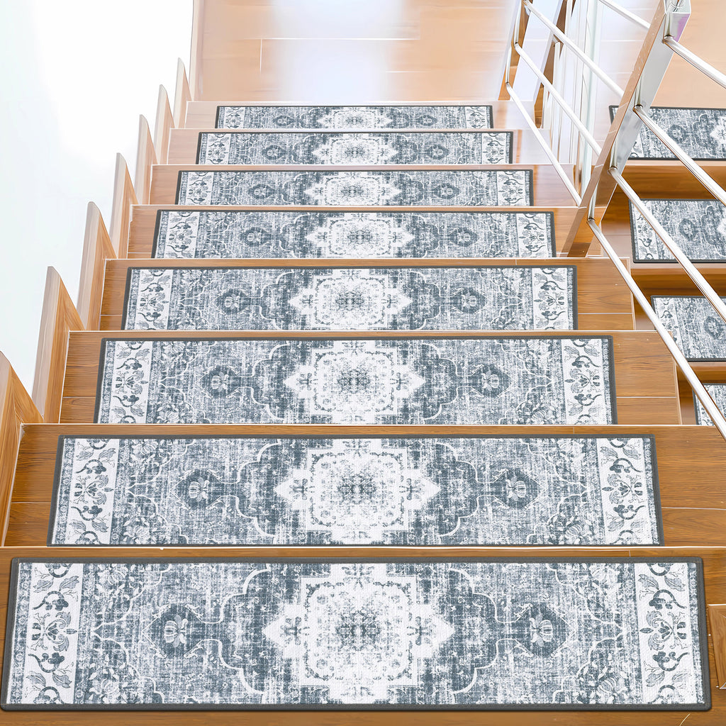 MeyJey Non-Slip Indoor Stair Treads (Set of 15)