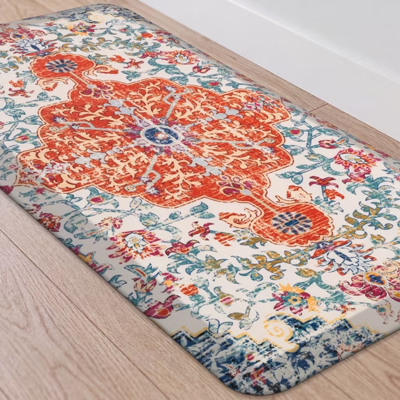 MeyJey 4/5 Inch Thick Anti Fatigue Kitchen Rug, Non Slip Waterproof Floor Mats for Kitchen Sink Laundry Office