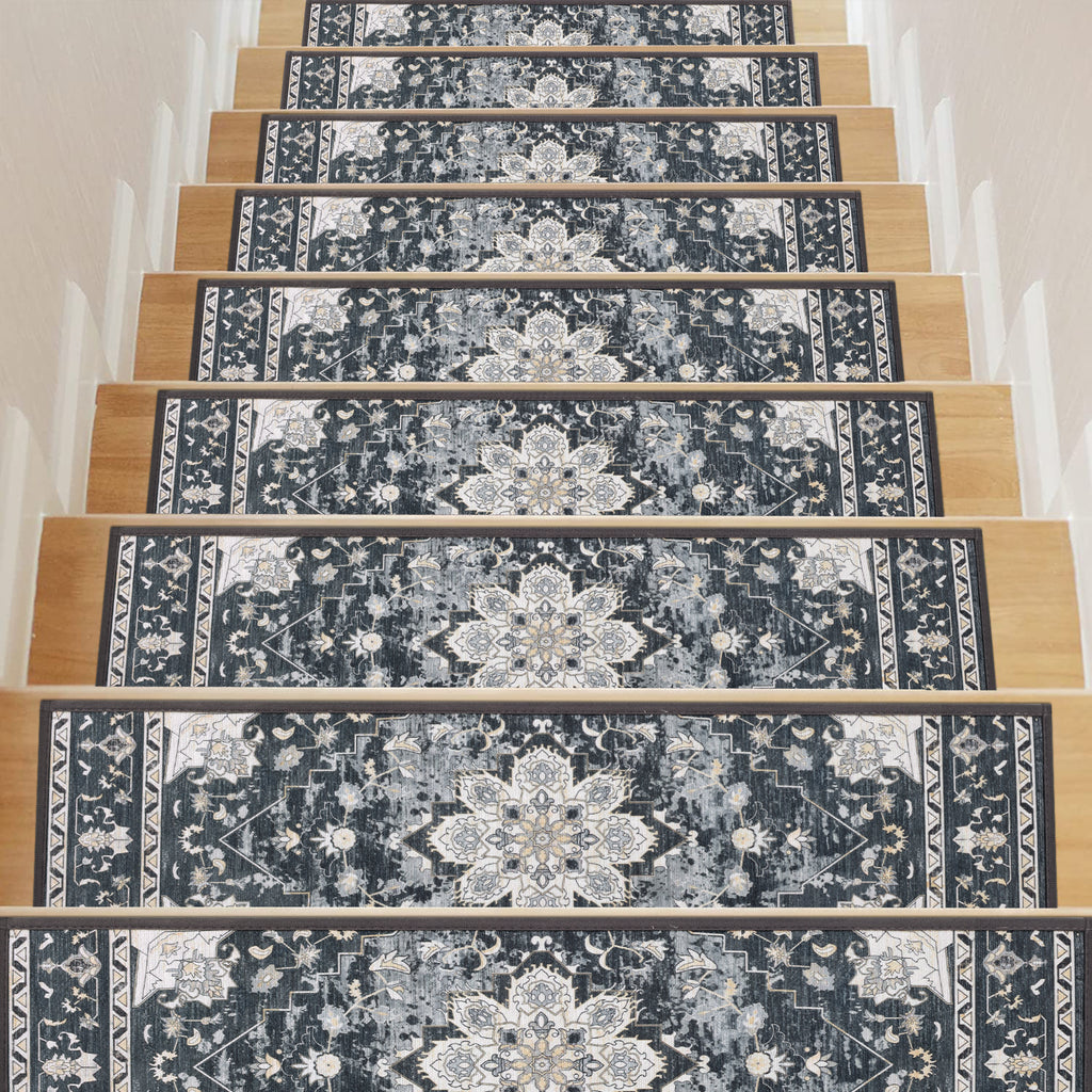 MeyJey Non-Slip Indoor Stair Treads (Set of 15)