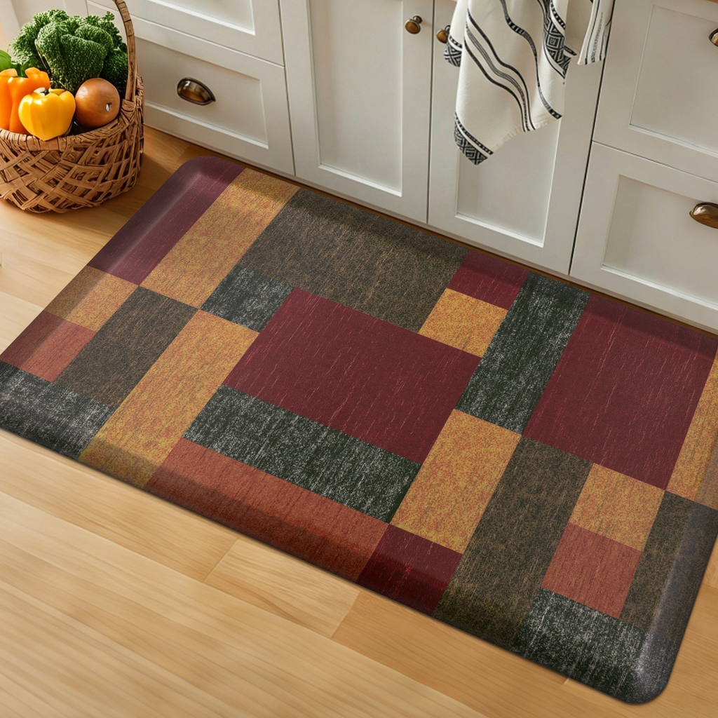 MeyJey 4/5 Inch Thick Anti Fatigue Kitchen Rug, Non Slip Waterproof Floor Mats for Kitchen Sink Laundry Office