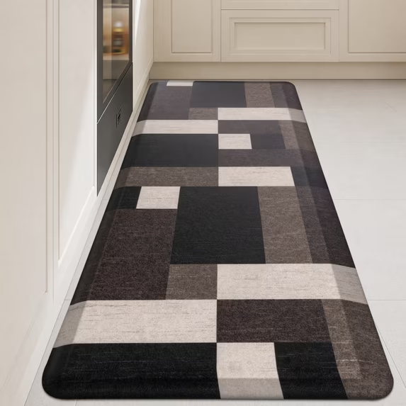 MeyJey 4/5 Inch Thick Anti Fatigue Kitchen Rug, Non Slip Waterproof Floor Mats for Kitchen Sink Laundry Office