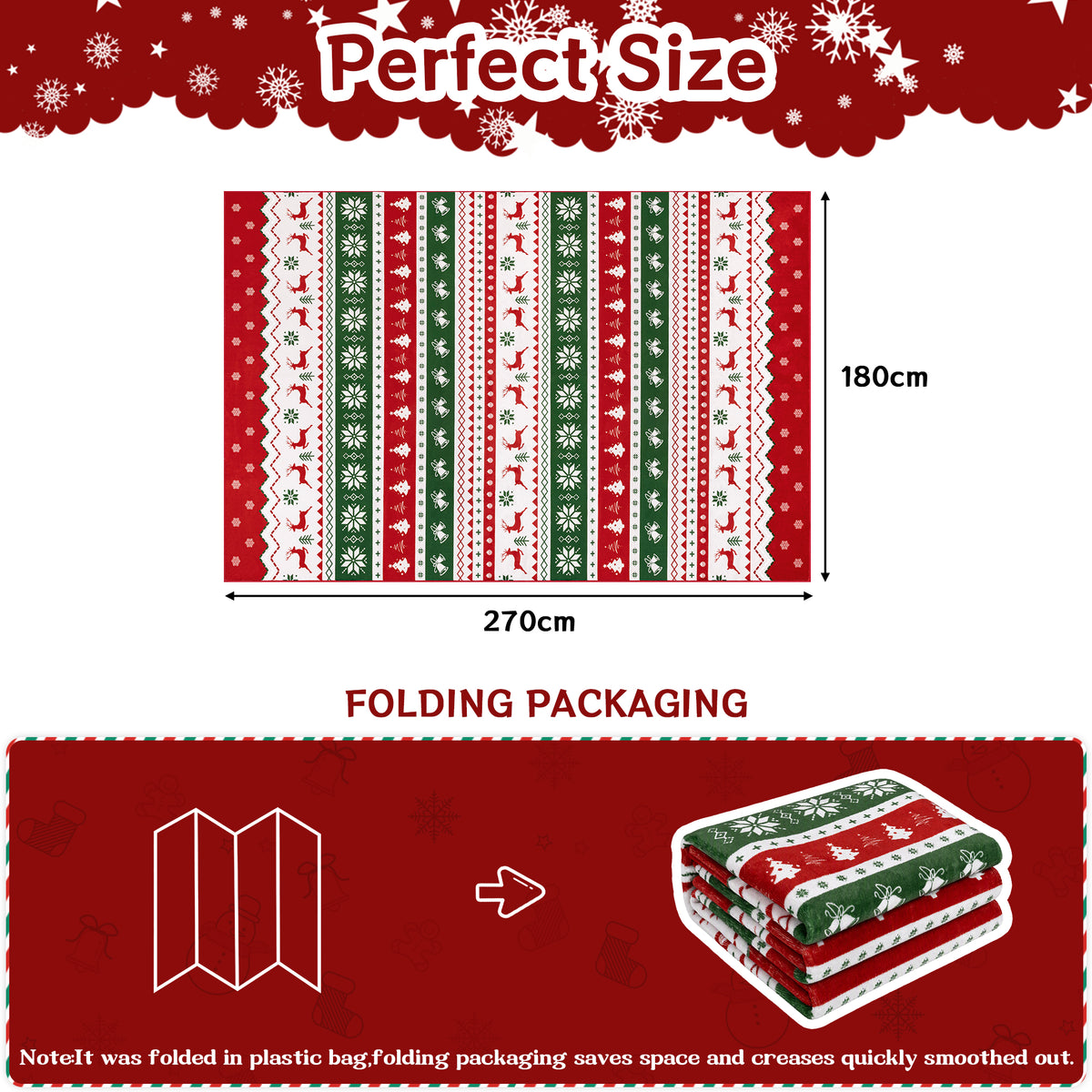 Christmas Runner Rug Non-Slip Washable Kitchen Rug, Winter Xmas Holiday Farmhouse Door Mat Entryway Rug Carpet Runner Decorations for Hallway Laundry Room Entrance